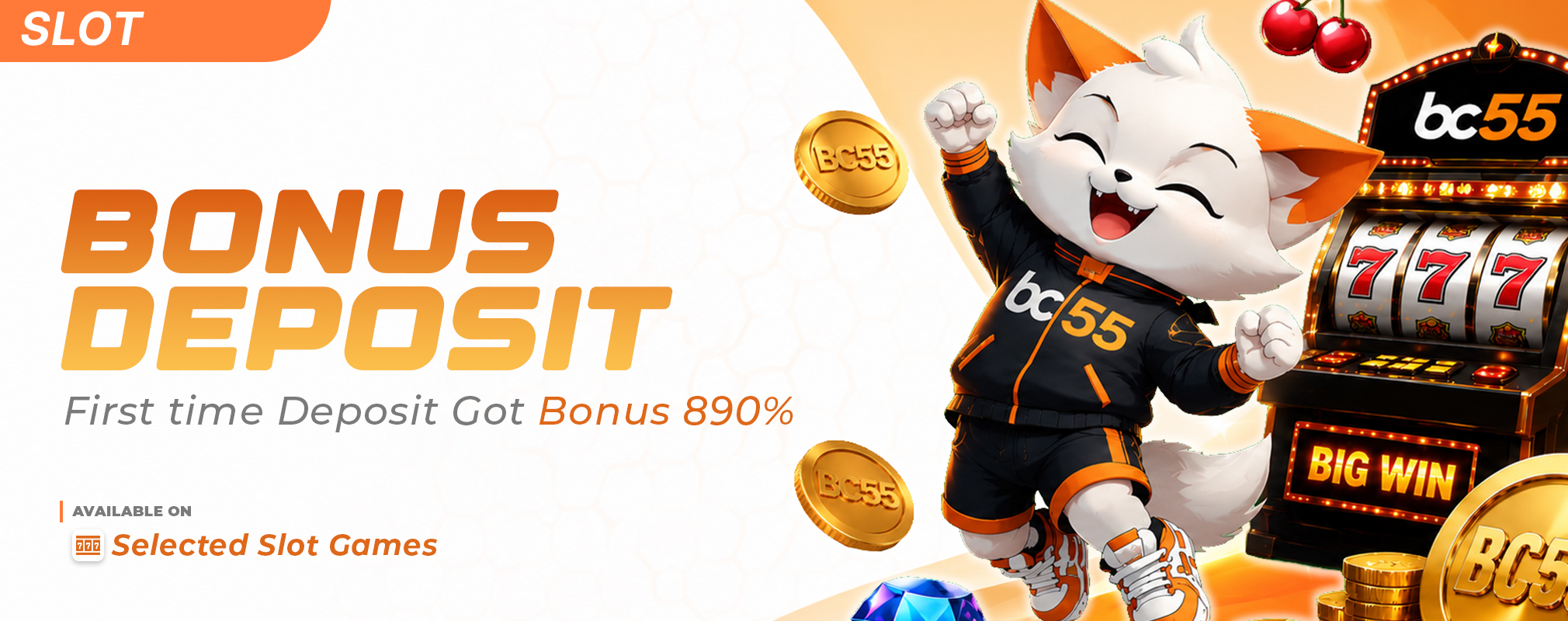 Bossclub55 890 percent first deposit promotion